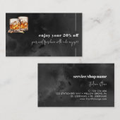 Carte De Réduction whisky noir  (Devant / Derrière)