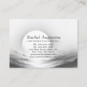 Carte De Réduction Yoga Reiki à une jambe King Pigeon Pose Aquarelle (Dos)