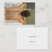 Carte de référence avec pierres bleues et vertes @ (Devant / Derrière)