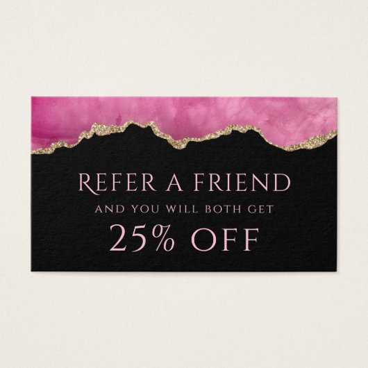 carte de référence d'agate rose (Devant)