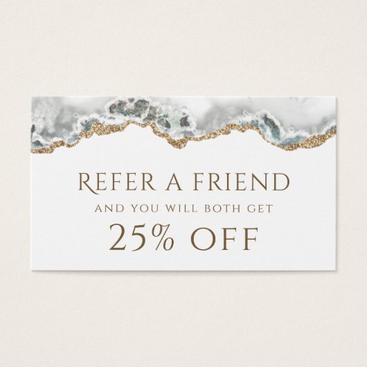 Carte de référence d'âge blanc (Devant)