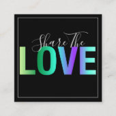 Carte de référence d'amour moderne (Devant)