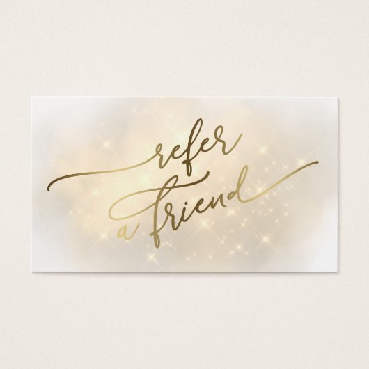 carte de référence de conception de nuage brillant (Devant)