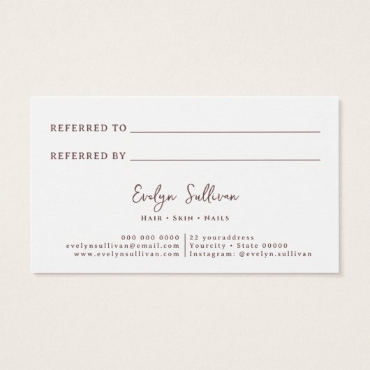 Carte de référence de formes d'aquarelle parties s (Dos)