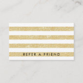 Carte de référence de la Parties scintillant d'or  (Devant)