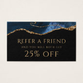 Carte de référence de l'agate bleue (Devant)