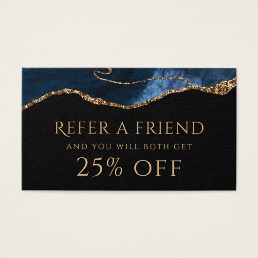 Carte de référence de l'agate bleue (Devant)