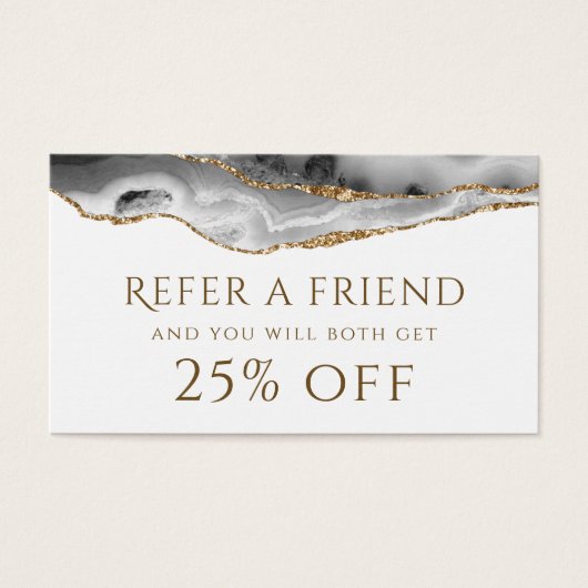 Carte de référence de l'Agate d'or gris (Devant)