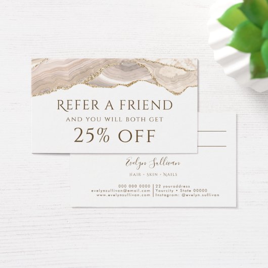 Carte de référence de l'Agate d'or ivoire (Bureau)