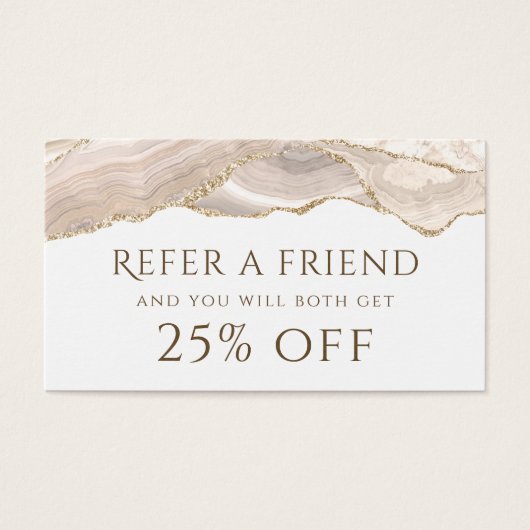 Carte de référence de l'Agate d'or ivoire (Devant)