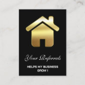 Carte de référence de l'agent immobilier agricole (Devant)