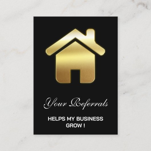 Carte de référence de l'agent immobilier agricole (Devant)