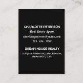 Carte de référence de l'agent immobilier agricole (Dos)