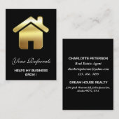 Carte de référence de l'agent immobilier agricole (Devant / Derrière)