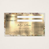 Carte de référence de l'aquarelle et de l'huile pa (Dos)