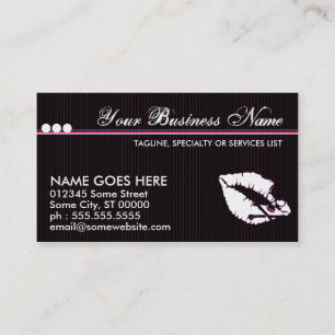 carte de référence de lèvres de poison