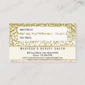 Carte de référence de parties scintillantes (Dos)