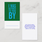 Carte de référence de retrait de segment (Devant / Derrière)