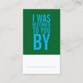 Carte de référence de retrait de segment (Devant)