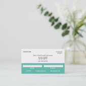 Carte de référence de salon (Debout devant)