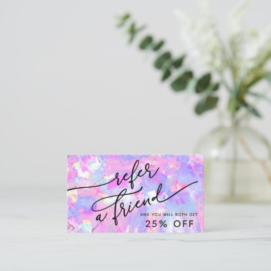 carte de référence de texture opale rose pourpre (Debout devant)