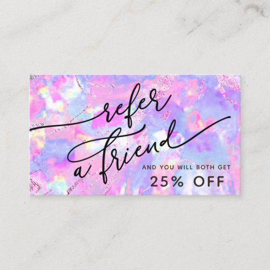 carte de référence de texture opale rose pourpre (Devant)