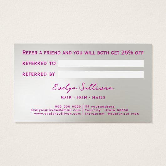 Carte de référence des cristaux d'iridescente (Dos)