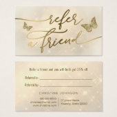 carte de référence des papillons (Devant & derrière)