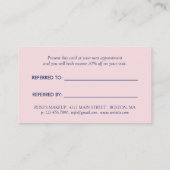 Carte de référence Dreamy Abstrait Pastels (Dos)