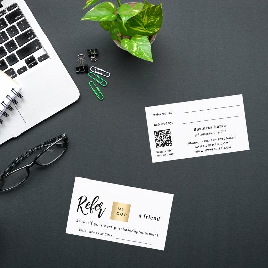 Carte de référence du logo commercial du code qr b