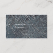 Carte de référence du salon de marbre moderne gris (Dos)