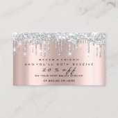 Carte de référence du salon Silver Maquillage Lash (Devant)