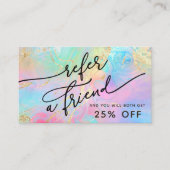 carte de référence en marbre fluide (Devant)