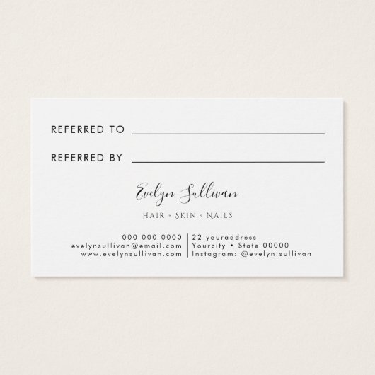 carte de référence en marbre noir (Dos)