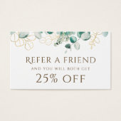 Carte de référence Eucalyptus (Devant)