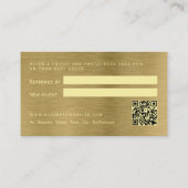 Carte de référence Faux Gold Metal Texture (Dos)