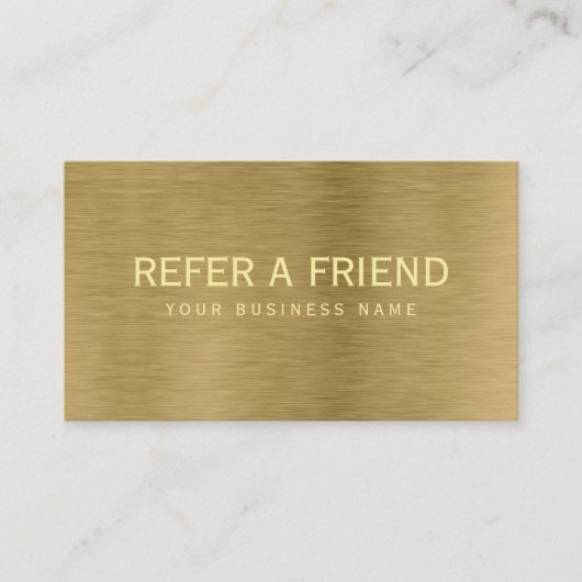 Carte de référence Faux Gold Metal Texture (Devant)