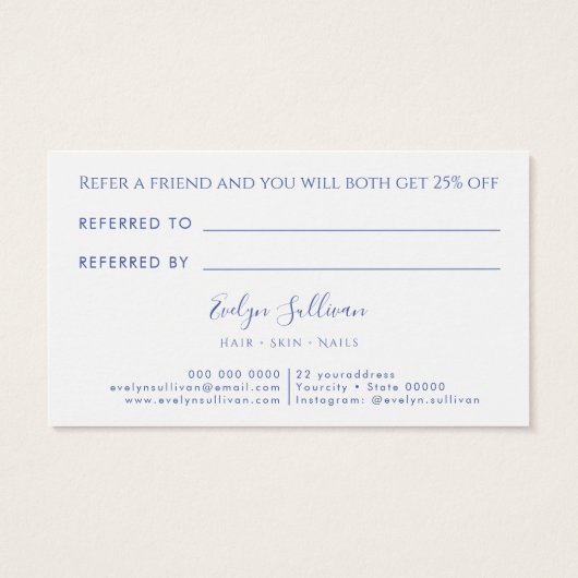 Carte de référence fleur sauvage bleue française (Dos)