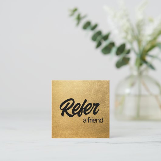 Carte de référence Gold Référer un ami (Debout devant)