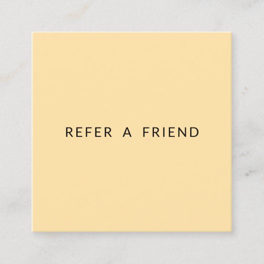 Carte de référence immobilière minimaliste moderne (Devant)