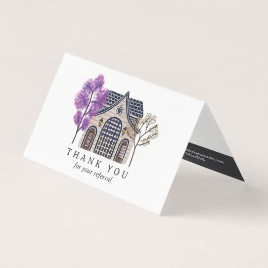 Carte de référence immobilière Watercolor House (Front)