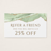 Carte de référence Jade Green Agate (Devant)