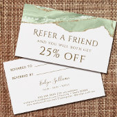 Carte de référence Jade Green Agate