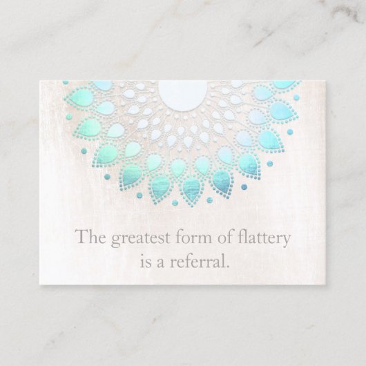 Carte de référence Lotus Holistic Health and Welln (Devant)