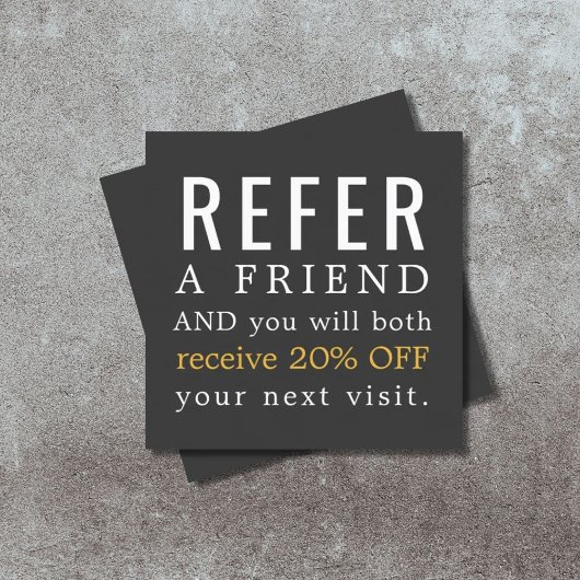 Carte de référence moderne élégant salon de beauté