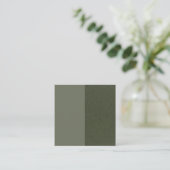 Carte de référence moderne Moss Green (conception (Debout devant)
