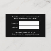 Carte de référence Motif en marbre (Dos)