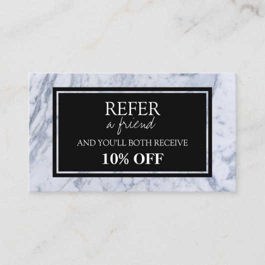 Carte de référence Motif en marbre (Devant)