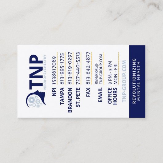 CARTE DE RÉFÉRENCE PNT (Devant)