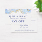 carte de référence pour encre bleue marbré (Bureau)